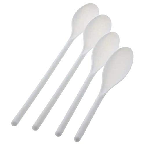 Cooking Concepts White Mixing Spoons 4 Pcs - Image 1